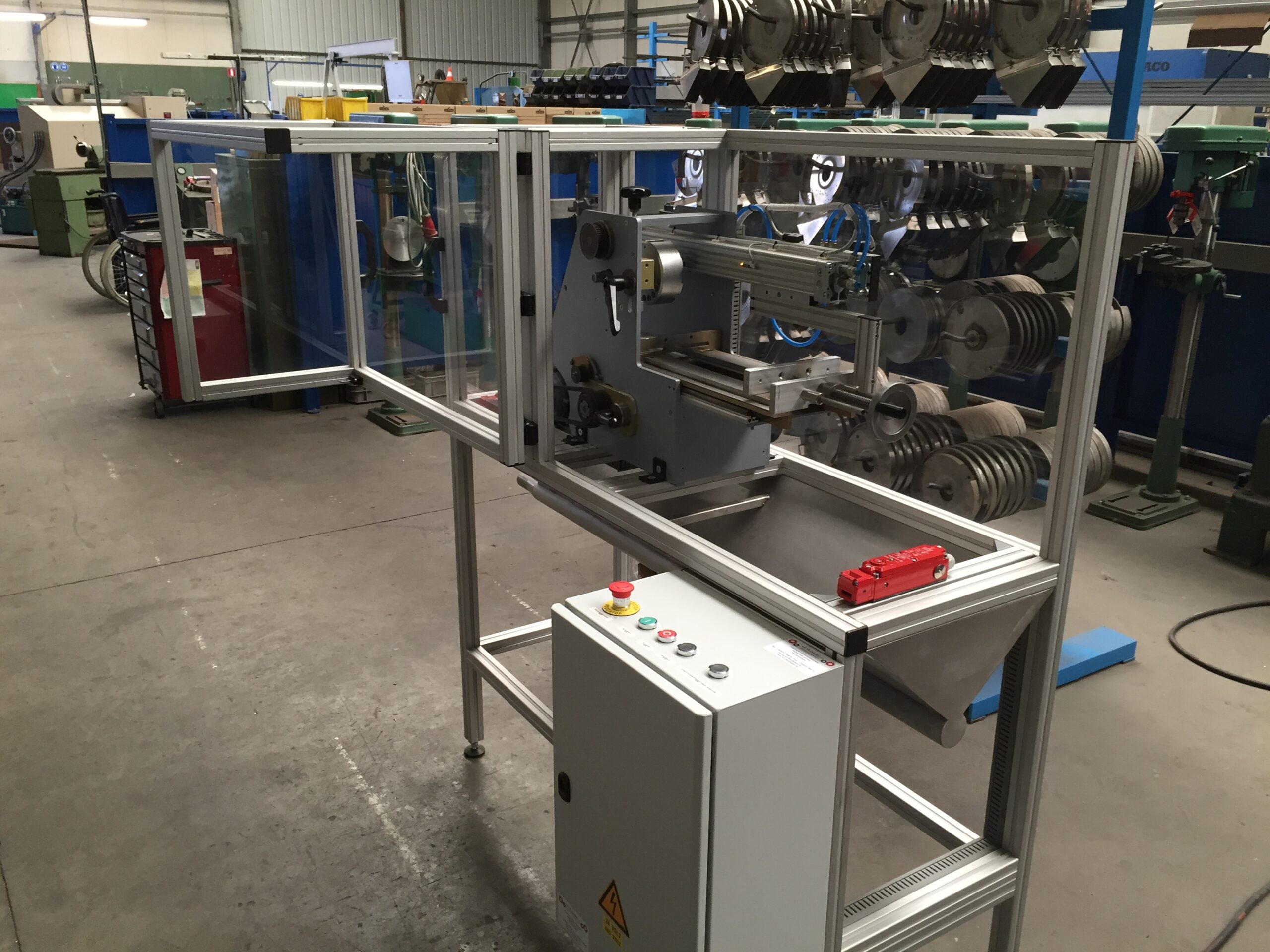 aluminium frame etiketteermachine