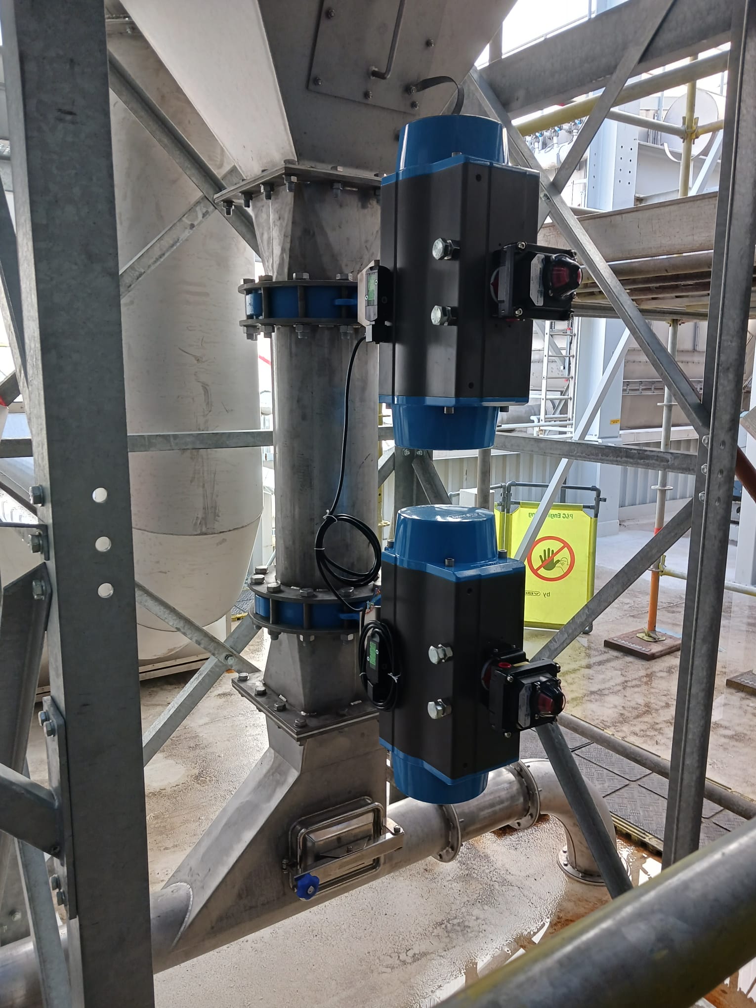 gestuurde kleppen afvulstation