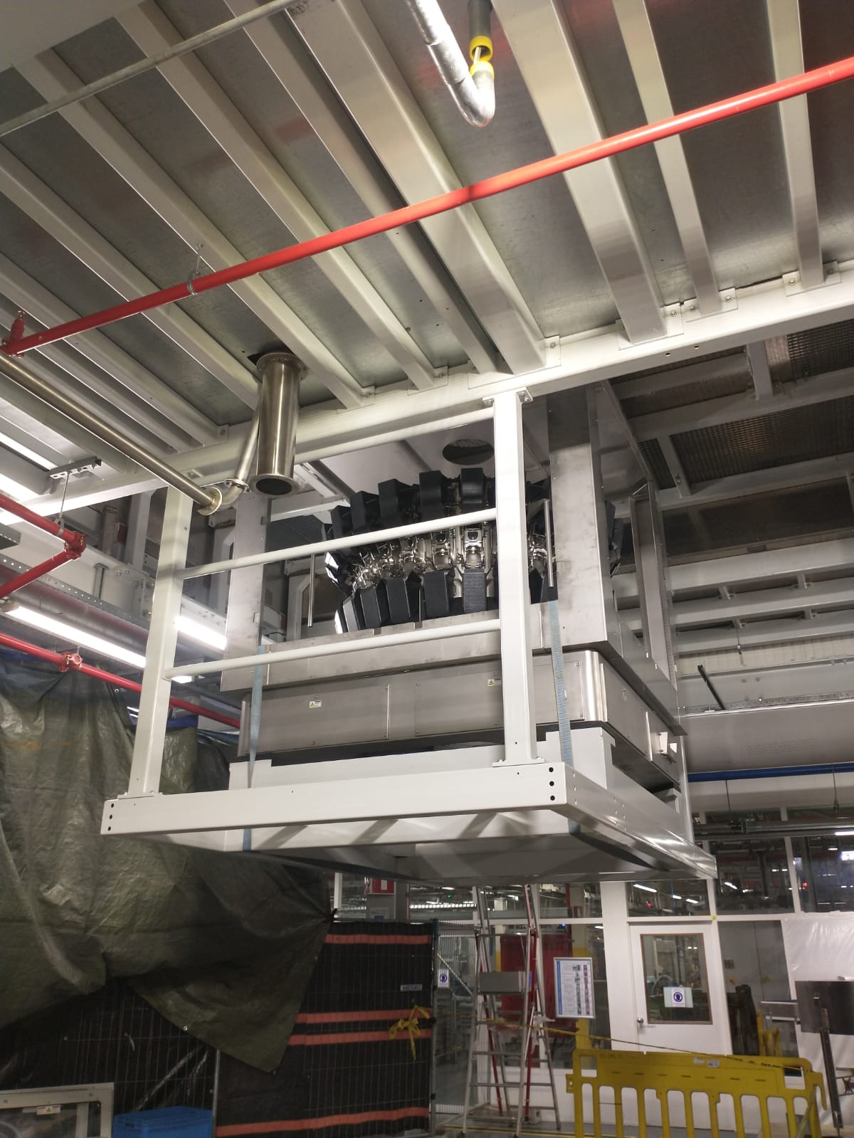 hangend platform bestaande structuur