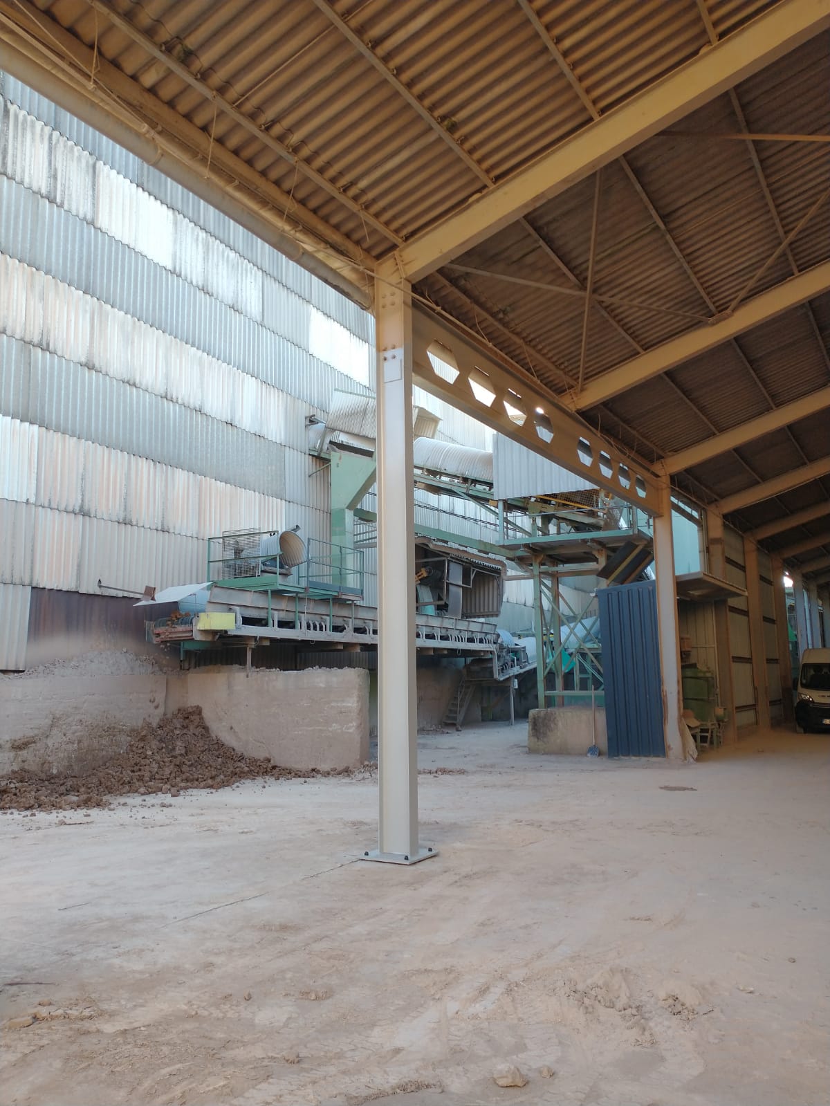 herstelling stalen paal