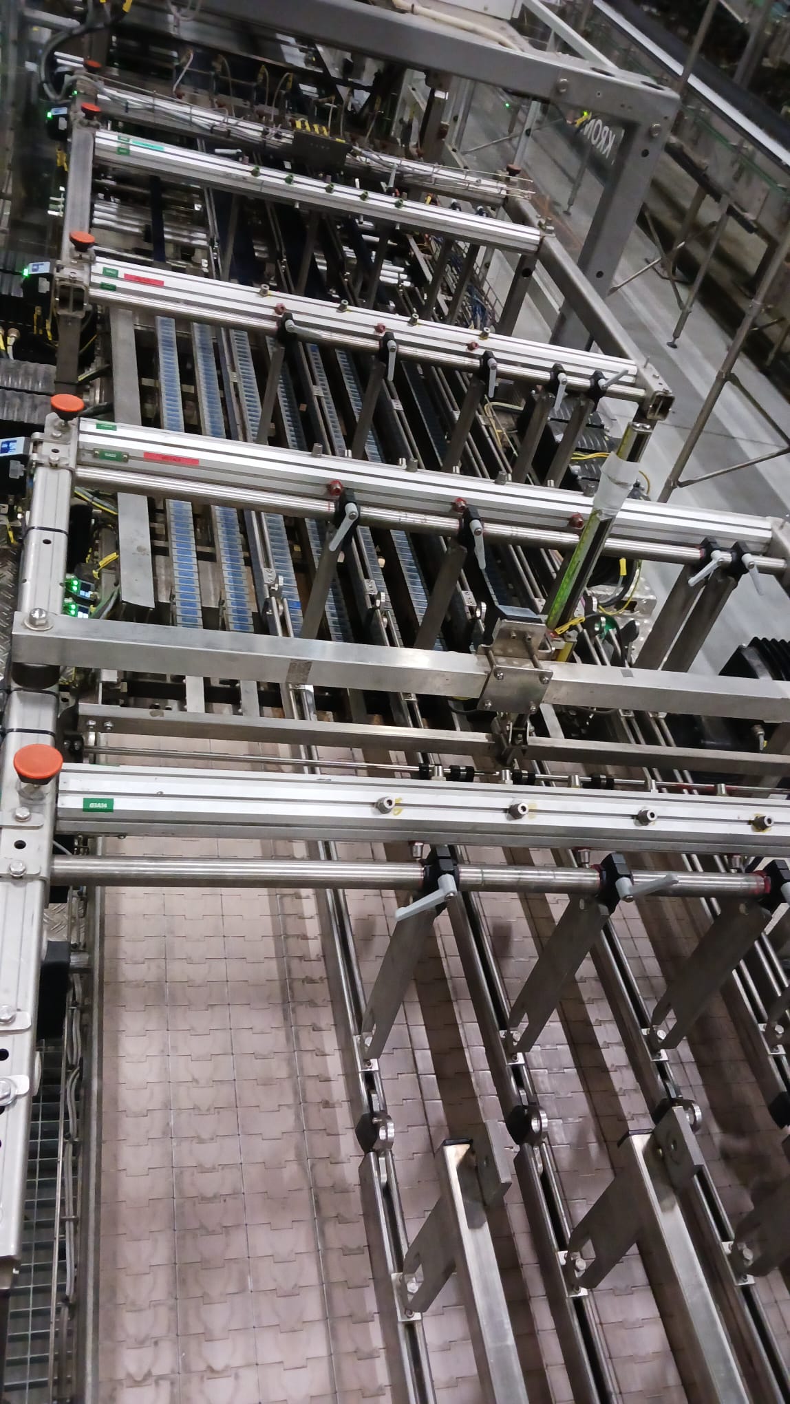 instelbare geleidingen verpakkingslijnen