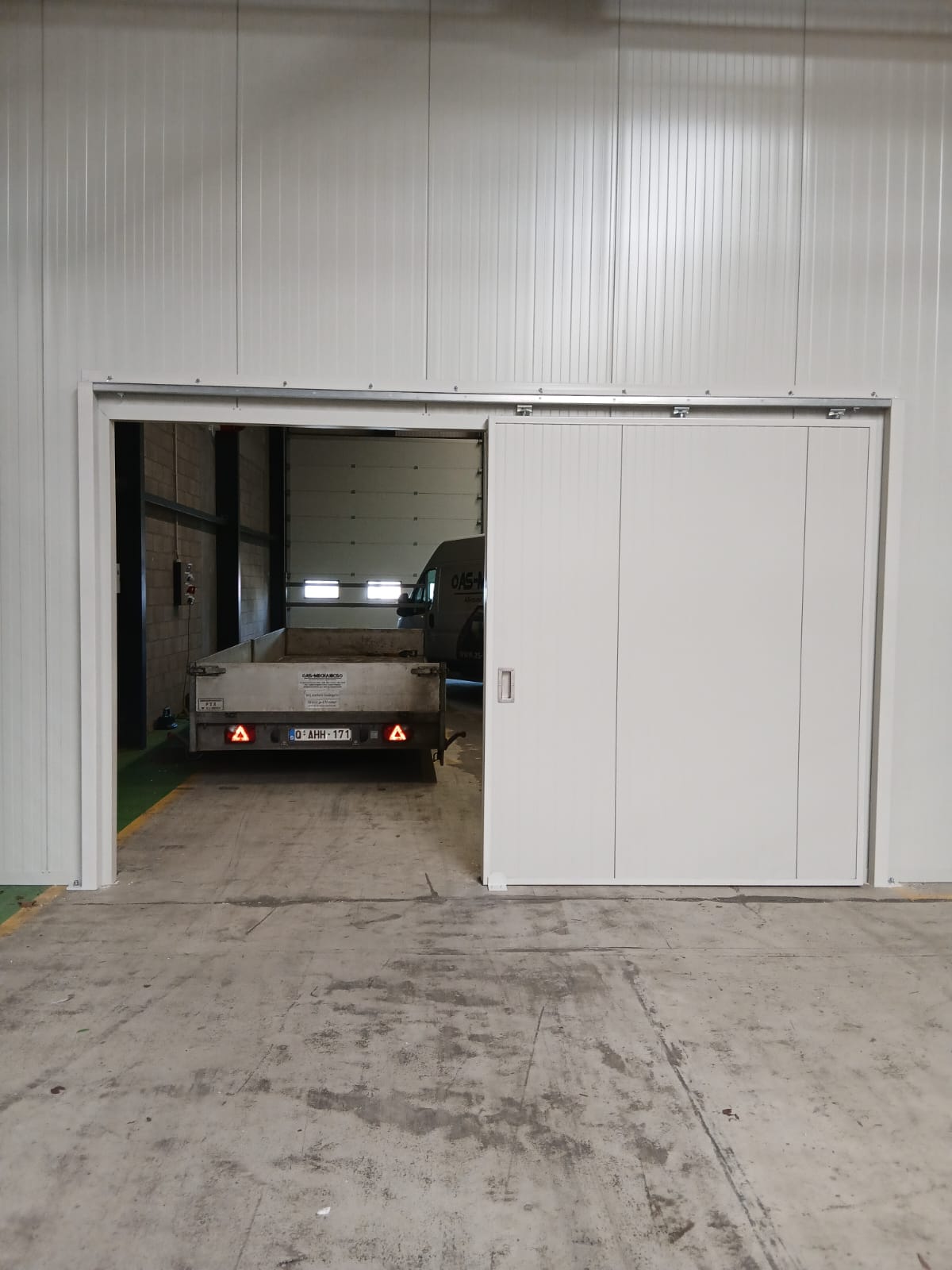 sandwichpanelenwand schuifpoort